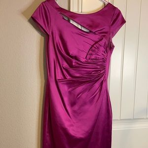 Satin cocktail dress